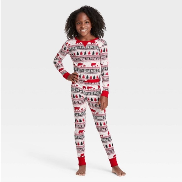 Wondershop Other - NWOT Kids' Holiday Fair Isle Print Matching Family Pajama Set - Wondershop White